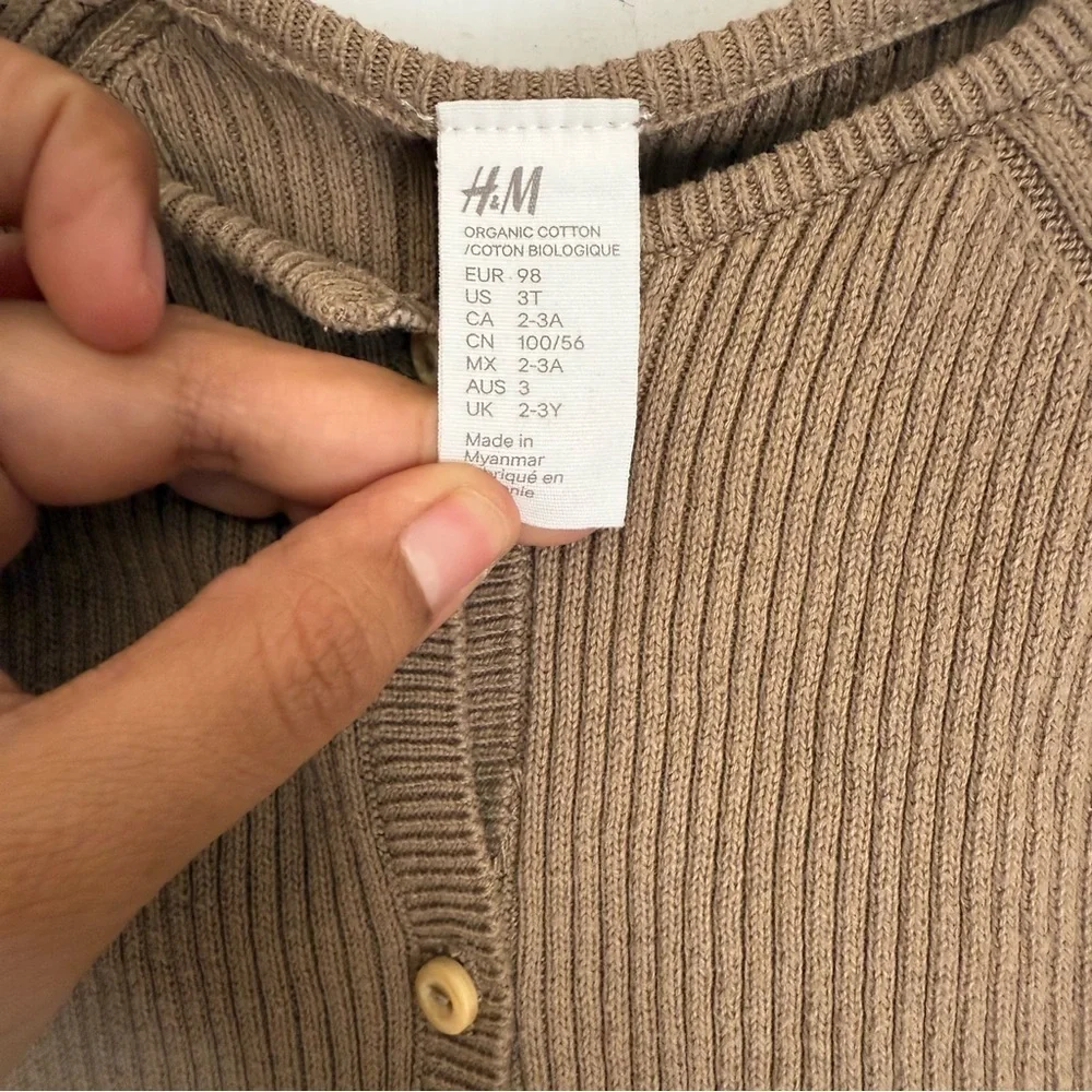 H&M baby neutral sweater romper